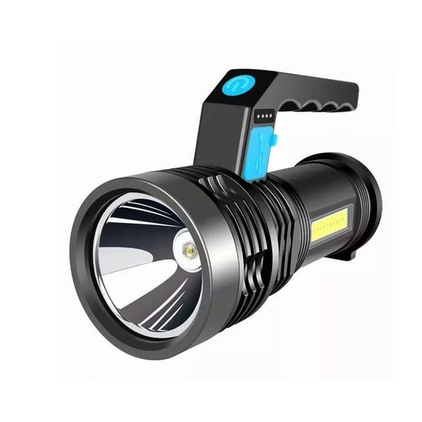 Multifunctional COB USB Rechargeable Flashlight With Side Light