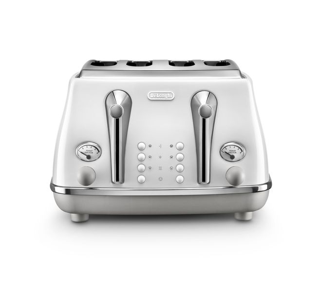Delonghi, Icona Capitals 4 Slice Toaster, Sydney White