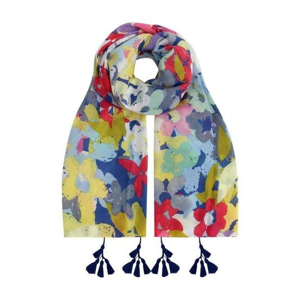 SoGood-Candy - Scarf - Blue Bright Floral