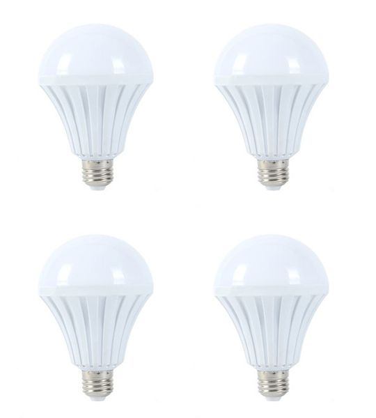 Drlight 4 Pcs Load Shedding LED 18W Economic Style Rechargeable Bulb Screwl