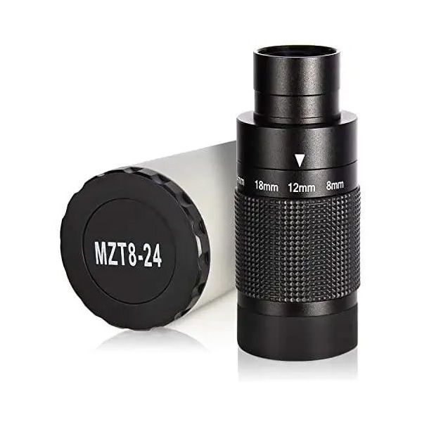 SOLOMARK 1.25" Deluxe 824mm Zoom Telescope Eyepiece with TThread