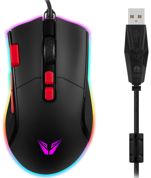 VX Gaming Morpheus Series Wired RGB Gaming Mouse with Braided Cable