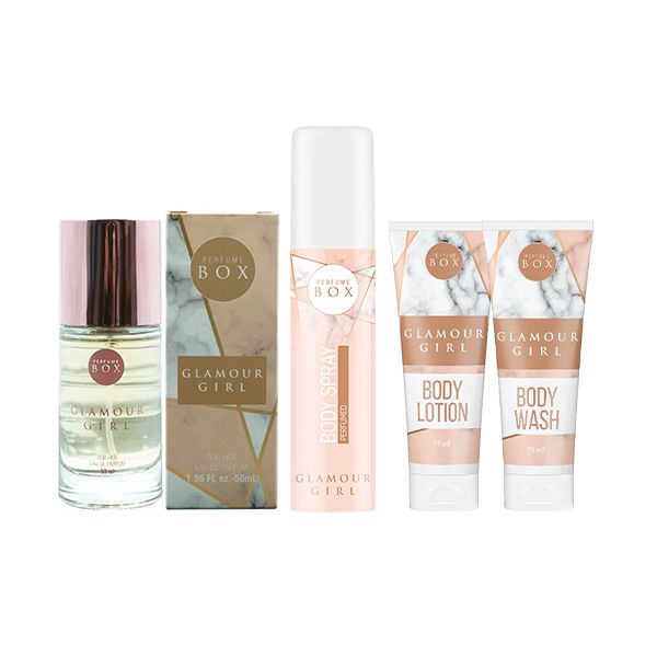 Perfume Box Glamour Girl Cologne Pack