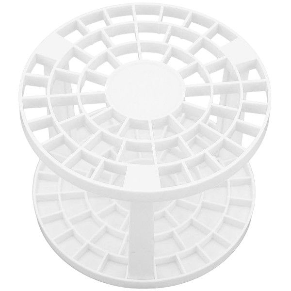 Free Standing Makeup Brush Organising Holder - White