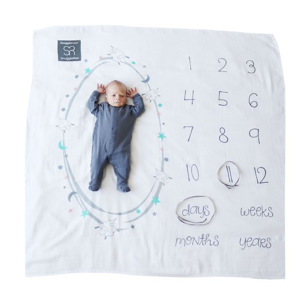 Snuggletime - SnuggleRoo Newborn Baby Monthly Milestone Blanket