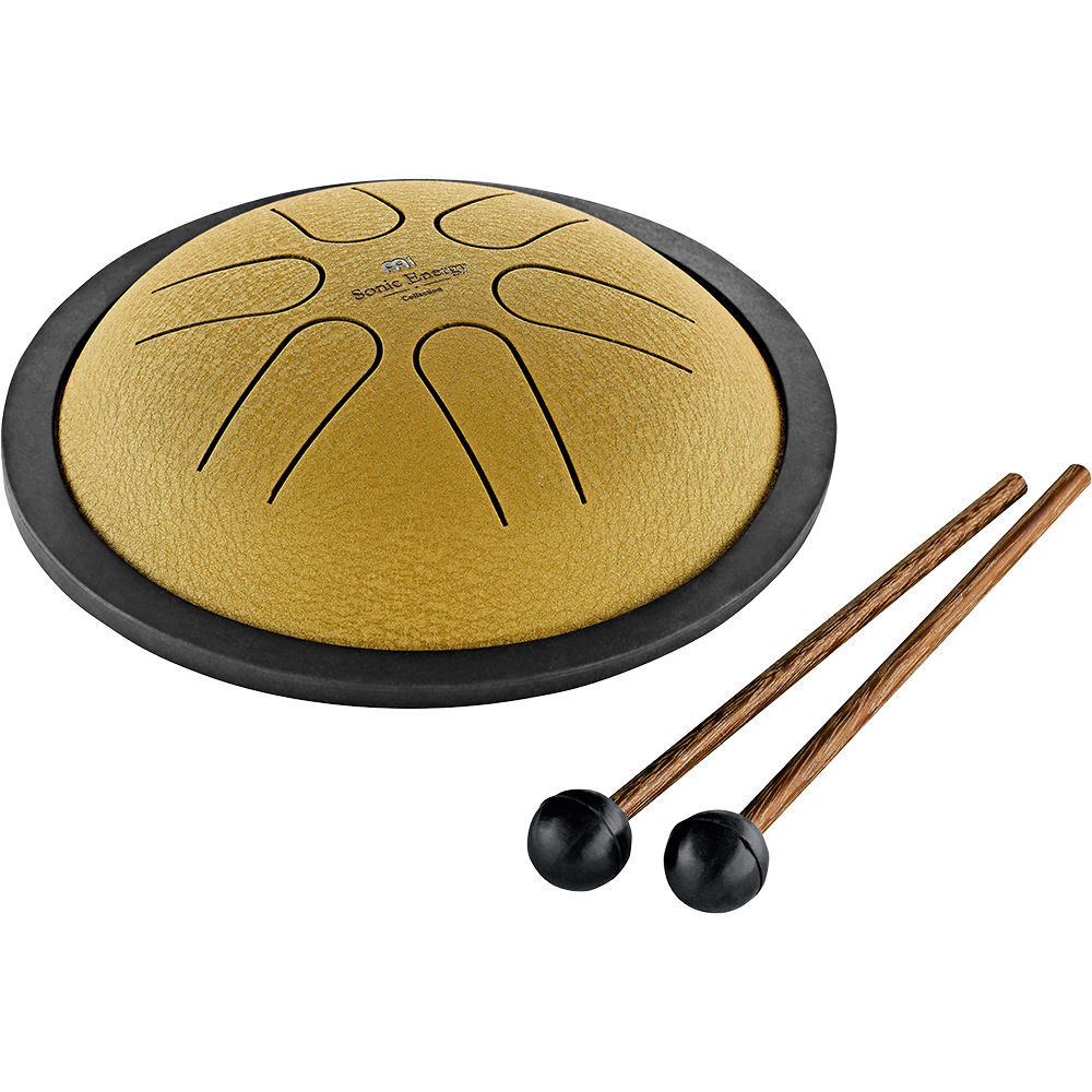 Meinl Sonic Energy Mini Steel Tongue Drum, B Major, Gold