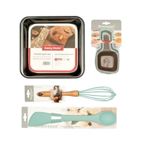 Non-Stick Square Pan and Utensils Set