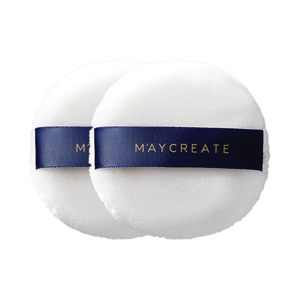 MAYCREATE High Bounce Loose Powder Puff Micro fiber- 2 Pack