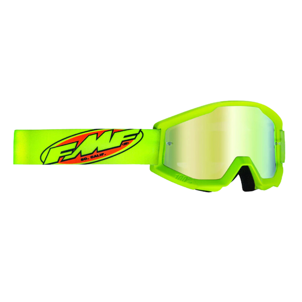 FMF PowerCore Yellow Mirror Goggle