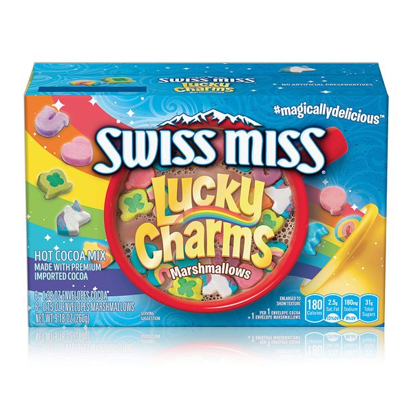 Swiss Miss Lucky Charms Marshmallows Hot Chocolate Powder - Cocoa Mix