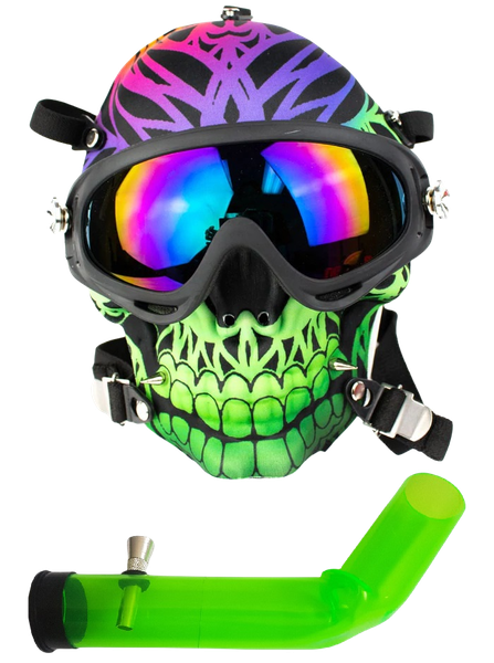 Gas Mask Acrylic Bong / Smoking Pipe