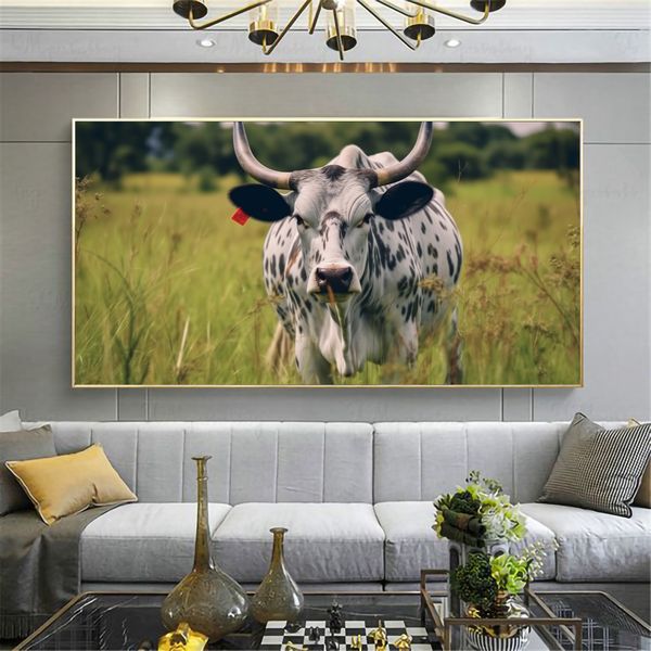 Canvas Wall Decor - Intimate Nguni Portrait - 0542