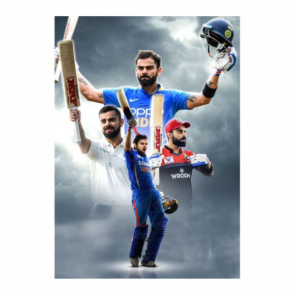 Virat Kohli Celebrating - A1 Poster