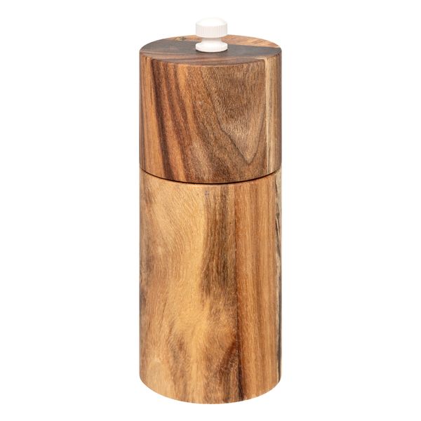 5 Five Simply Smart Harmony Spice Mill 12.5cm Acacia &amp; Aluminium/Steel
