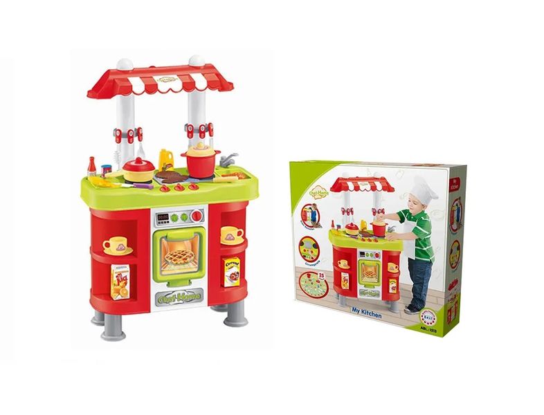 Huge Size Deluxe 25 Piece Kitchen Set with Light &amp; Sound Effect
