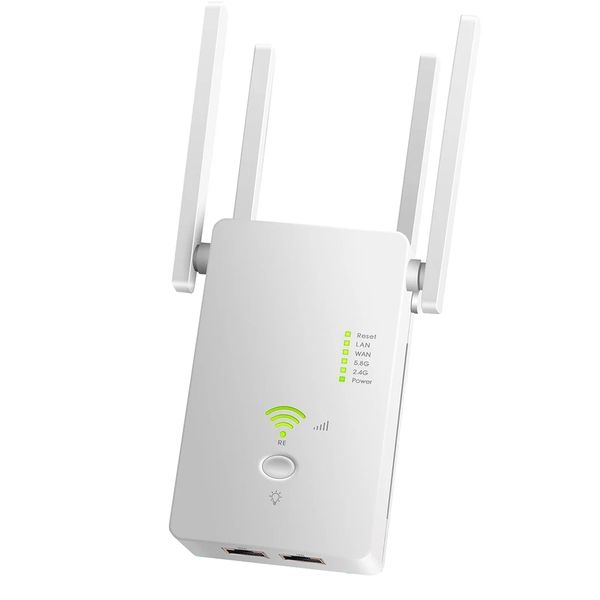 Andowl Smart Dual-Band Wi-Fi Range Extender (2.4GHz/5GHz)