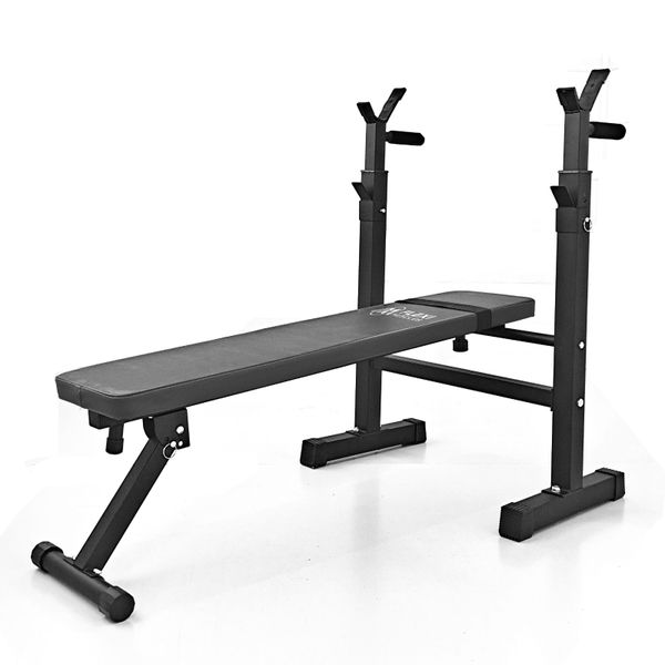 Flexi Muscles - Weight Lifting Bench with Barbell Rack