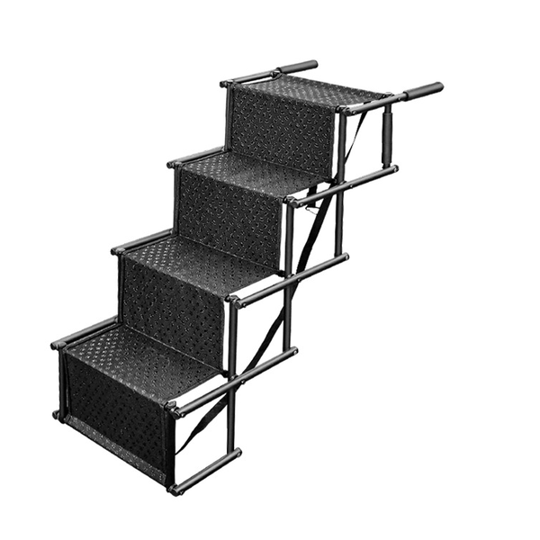 4 Step Foldable Non Slip Portable Dog Stairs Ramps for Car