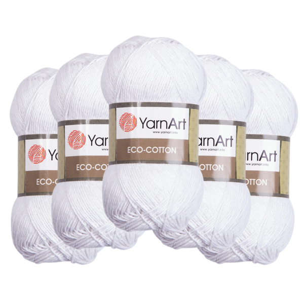 YarnArt - Eco Cotton (Pack of 5 x 100g)