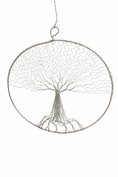 Modern Handmade Metal Tree of Life Wall Art