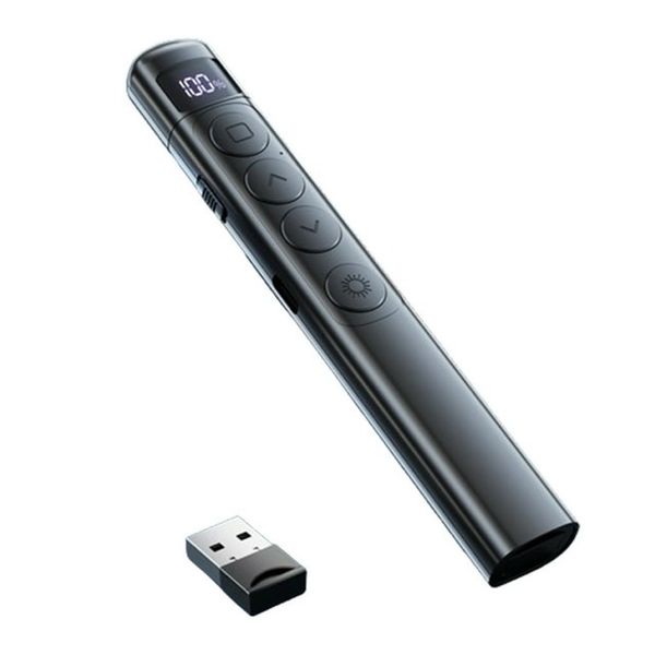 Presentation Clicker - Rechargeable Wireless Presenter with Hyperlink