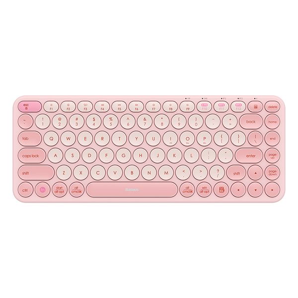 Baseus K01A Wireless Tri-Mode Keyboard - Baby Pink