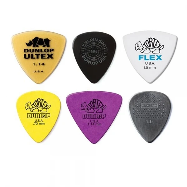 Dunlop Bass Guitar Picks Variety Pack of Six - PVP117