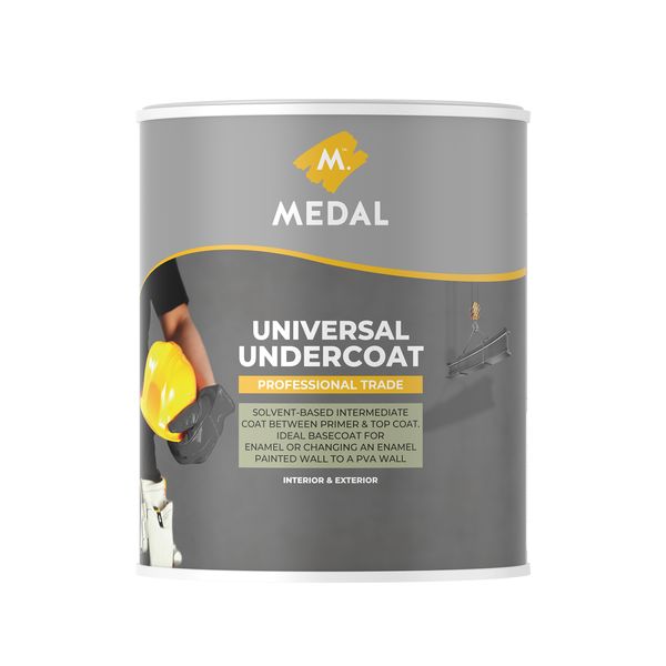 Medal - Professional Trade Universal Undecoat Paint 1L - White