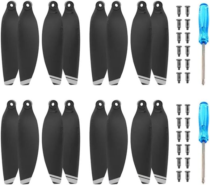 2 Set Silver Propellers for Mavic Mini 2/4K Drone, 4726f Wing Accessories