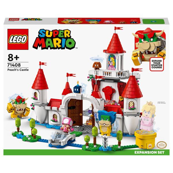 LEGO® Super Mario™ Peach’s Castle Expansion Set 71408 Building Toy Set (1,216 Pieces)