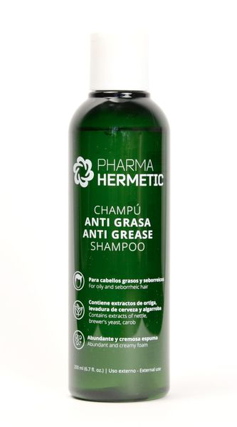 Pharma Hermetic Anti Grease Hair Loss Shampoo - 200ml (Green Remedies)