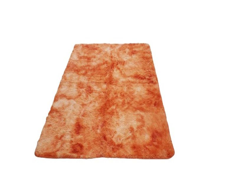 Orange and White Rug\Carpet (150cmx200cm)