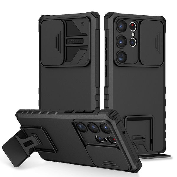 Phone Case Compatible With Samsung S23 Ultra Slide Camera Lens Cover
