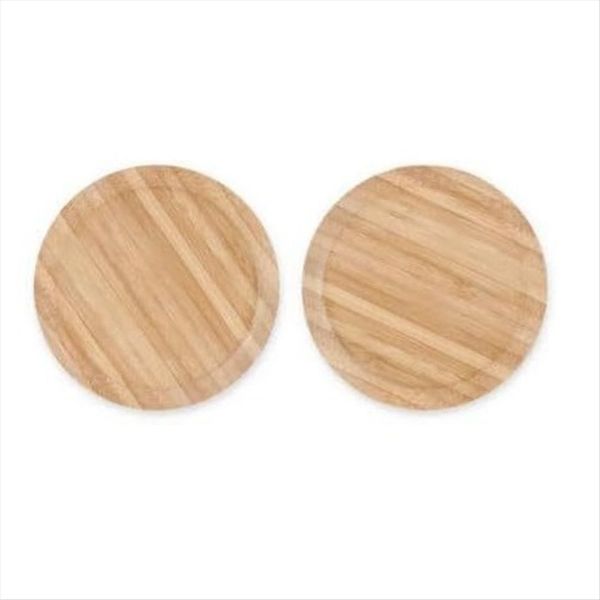 2 PCS Wine Glass Covers Wood Drinking Glass Lids to Keep Bugs Out Wood Wate
