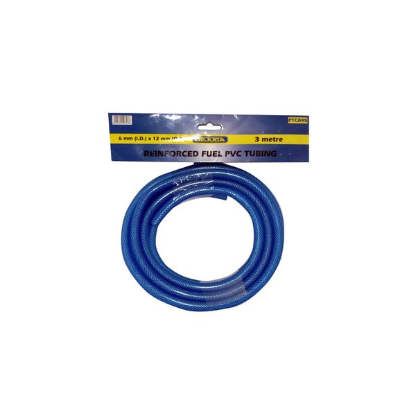 Dejuca - Fuel Pvc Tubing - Blue - R/f - 6mm X 12mm - 3m - 8 Pack