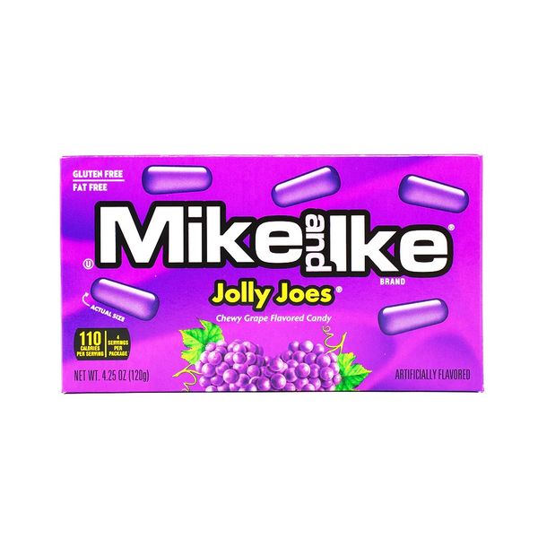 Mike and Ike Theater Box Jolly Joes Grape 2x 120g