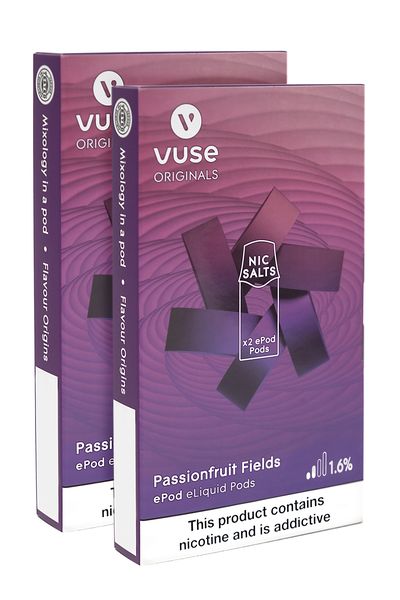 Vuse ePod Passionfruit Fields 1,6% Double 2 x 2 Pack