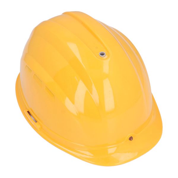 Industrial Safety Helmet with Rechargeable Fan and Headlight