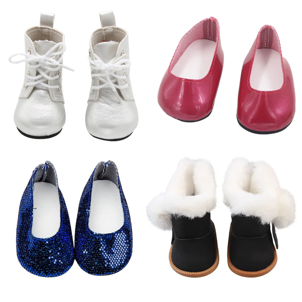 18'/46cm Soft Body Doll Shoe &amp; Boot - Pack #5