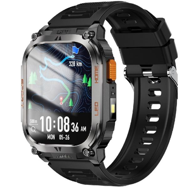 Outdoor GPS Sports Smartwatch 2.01inch BT Call LED