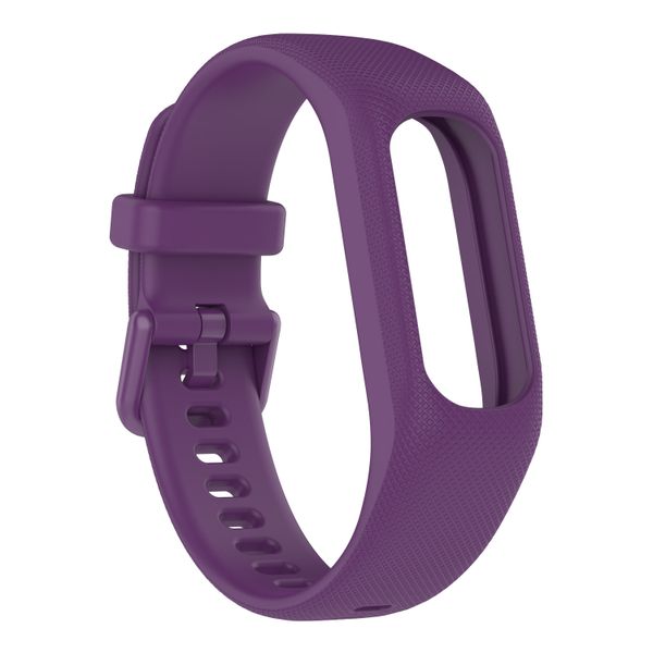 Silicone Band For Garmin Vivosmart 5-Purple