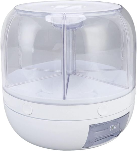ANV Grain Storage Container &amp; 360 Rotating Dry Food Dispenser
