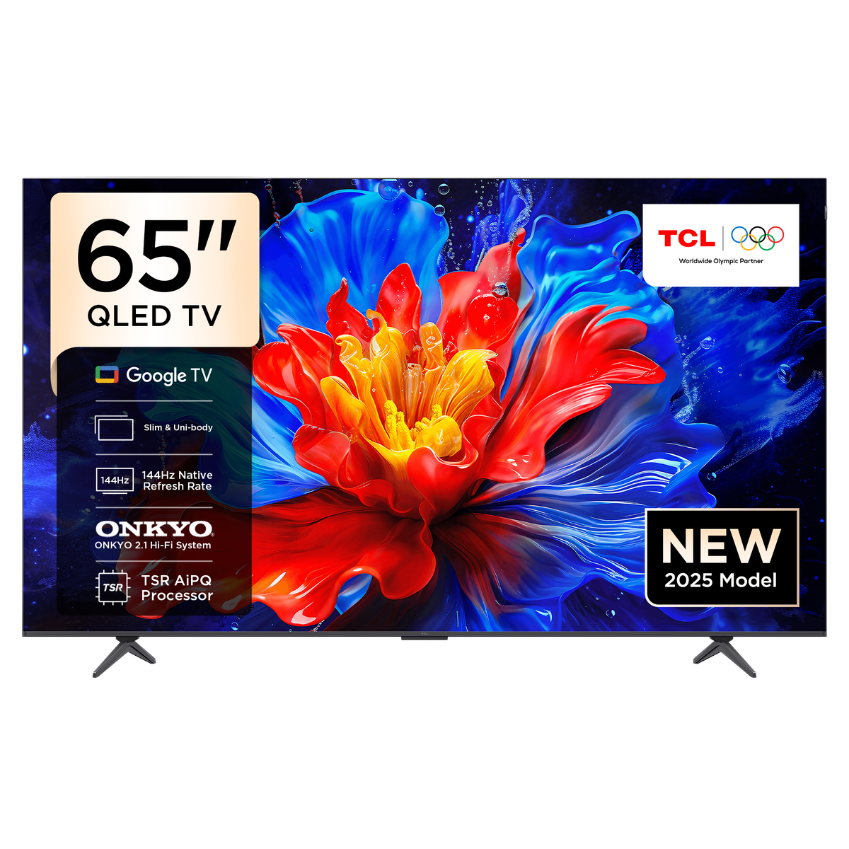 TCL 65" P8K 144Hz 4K QLED Google Smart TV