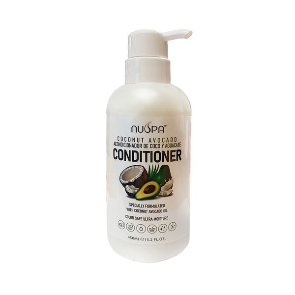 NUSPA Coconut &amp; Avocado conditioner - made with coconut &amp; avocado oil 450ml