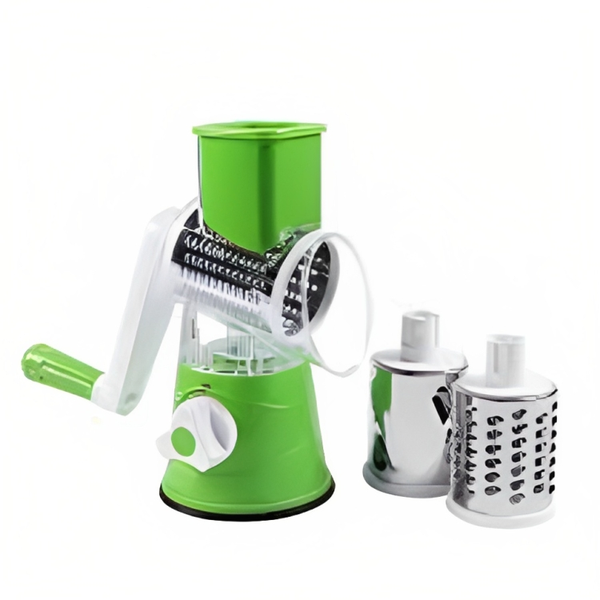 Professional 3 Stainless Blades Table Top Drum Grater