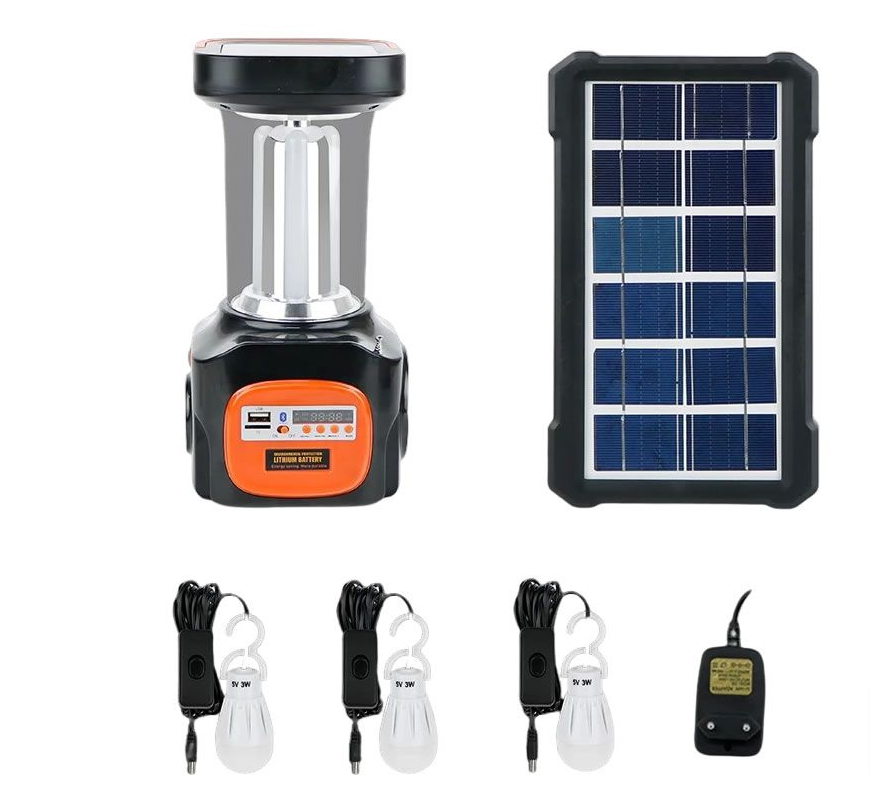 Solar Home Lighting System with Mp3 Player and Solar Panel Shop Today
