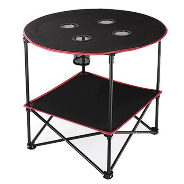 Portable Folding Picnic Table Outdoor Camping Table With Storage Bag