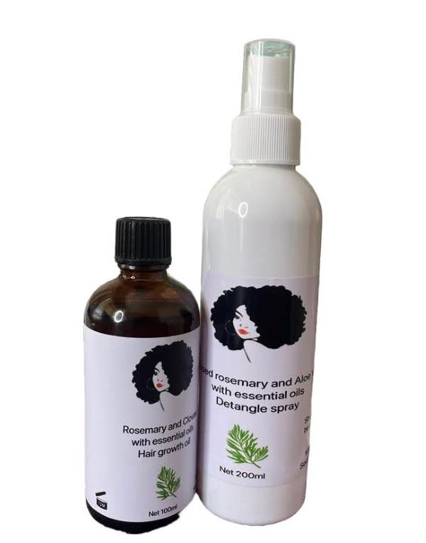 Rosemary and Cloves oil, Infused Rosemary and Aloe vera spray set
