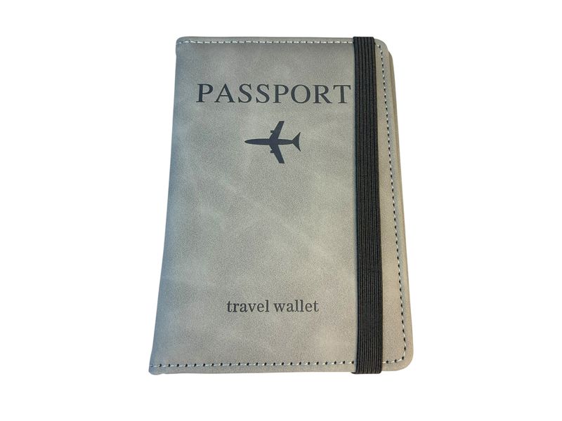 Passport Wallet - Travel Document Holder with Card Slots