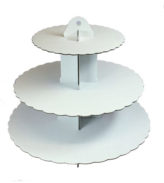Culpitt 3 Tier Cupcake Cake Stand Display Birthday Party Cardboard Decor